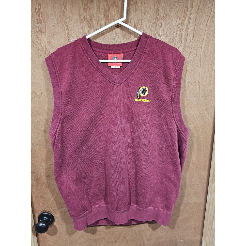 Vintage Red Skins Pull Over No Sleeve‎ Sweater
